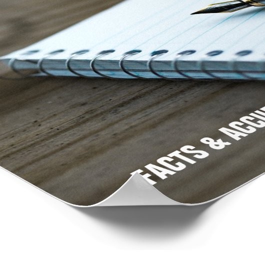 Early's System 警告 Journalist Poster ポスター (角)