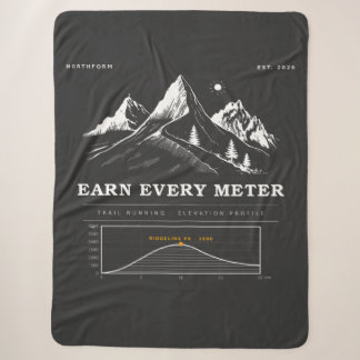 Earn Every Meter Trailrunning Höhenprofil シェルパブランケット