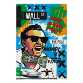Earn. Spend. Party. (Wall Street Pop) ポスター (正面)