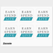 Earn Spuse Live Squareステッカー(3インチ) スクエアシール (シート)