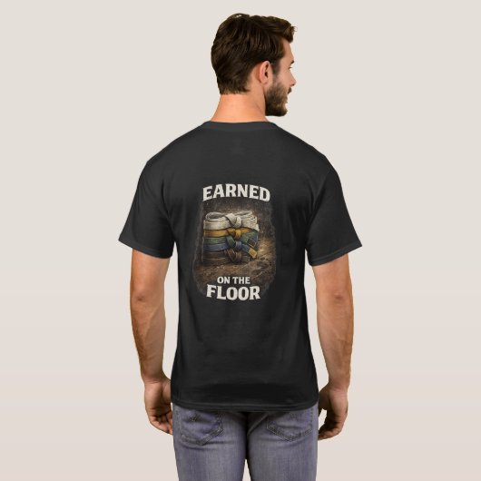 Earned on the Floor Karate Tシャツ (裏面フル)