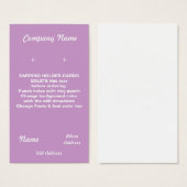 EARRINGカードカスタム名刺 (正面&裏面)