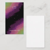Earring Display Card |colorful Jewelery Display 名刺 (正面/裏面)