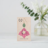 Earring Display Card |colorful Jewelery Display 名刺 (スタンド正面)