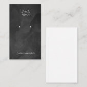Earring Display Card | Jewelery Display 名刺 (正面/裏面)