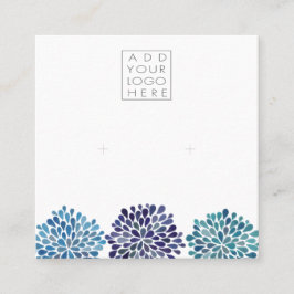 Earrings Backing Cards Add Your Own Logo スクエア名刺