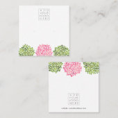 Earrings Backing Cards Add Your Own Logo スクエア名刺 (正面/裏面)