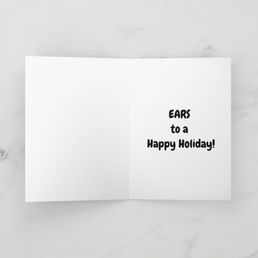 EARS to a Happy Holiday カード (内部)