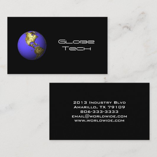 Earth名刺 名刺 (正面/裏面)