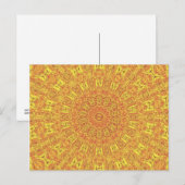 EARTH要素の輪郭パターン ポストカード (正面/裏面)