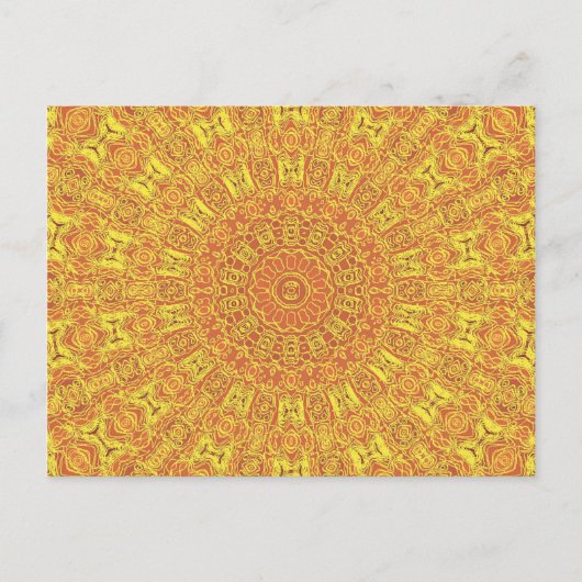 EARTH要素の輪郭パターン ポストカード (正面)