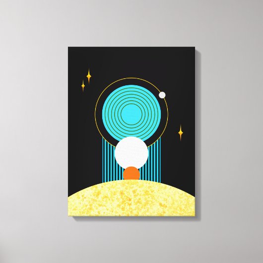 EARTH - 4つの要素 キャンバスプリント (正面)