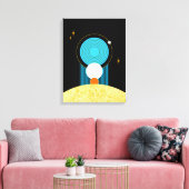 EARTH - 4つの要素 キャンバスプリント (インサイチュ (リビング))