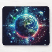 Earth and Planets Outer Space Mousepad マウスパッド (正面)