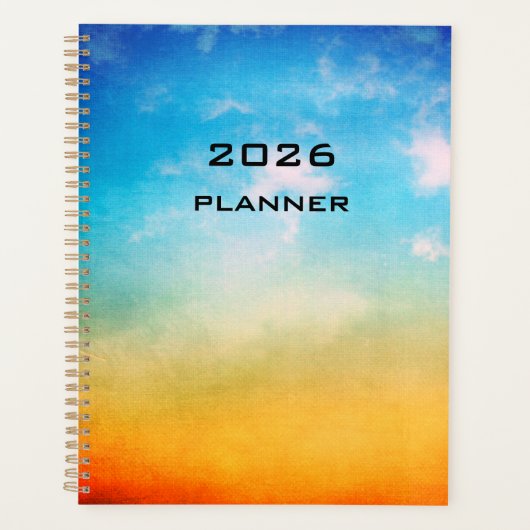 Earth and Sky 2026 Planner プランナー手帳 (正面)