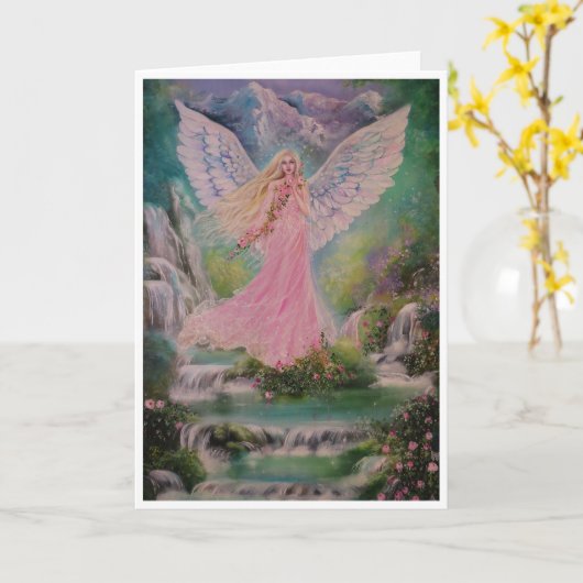 Earth angel greeting card カード (黄色い花)