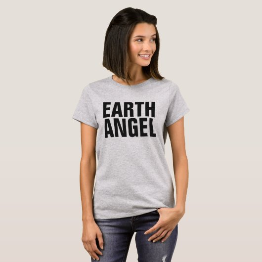 EARTH ANGEL (Wings On Back) Tシャツ (正面フル)