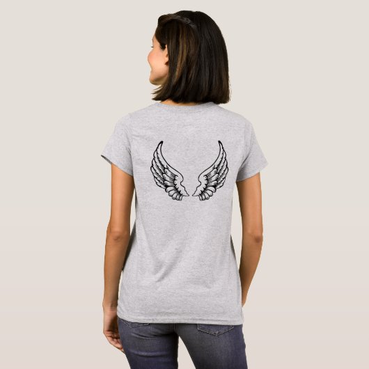 EARTH ANGEL (Wings On Back) Tシャツ (裏面フル)