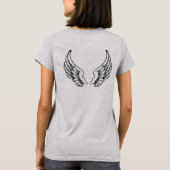 EARTH ANGEL (Wings On Back) Tシャツ (裏面)