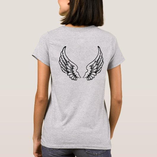 EARTH ANGEL (Wings On Back) Tシャツ (裏面)