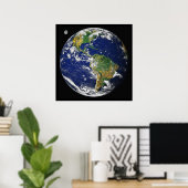 Earth, As Seen From Space, As Of April, 2000 ポスター (ホームオフィス)