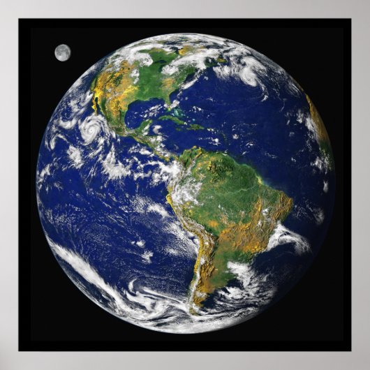 Earth, As Seen From Space, As Of April, 2000 ポスター (正面)