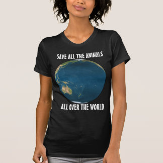 Earth_at_Equinox_Rotation_Animationは、すべてのTを…救います Tシャツ