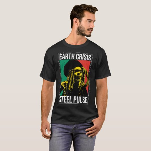 Earth Crisis - Steel Pulse   Tシャツ (正面フル)