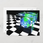 Earth Cubeポストカード ポストカード (正面/裏面)