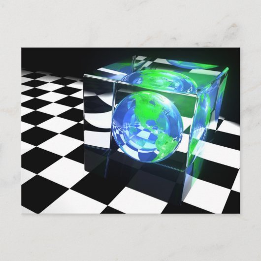 Earth Cubeポストカード ポストカード (正面)