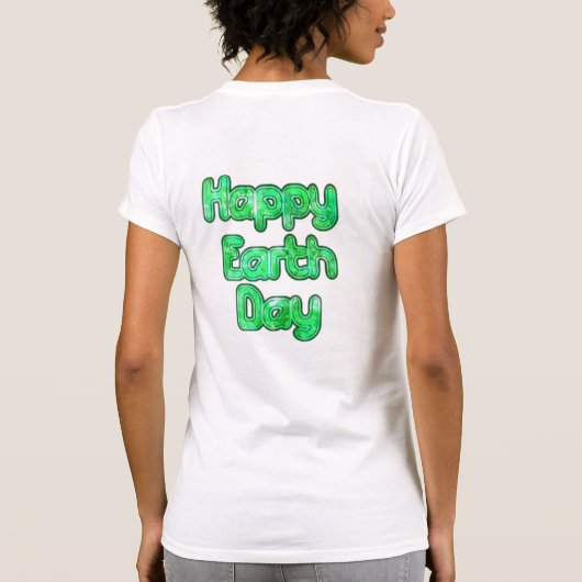 Earth Dayの年間ネットワークTシャツ Tシャツ (裏面)