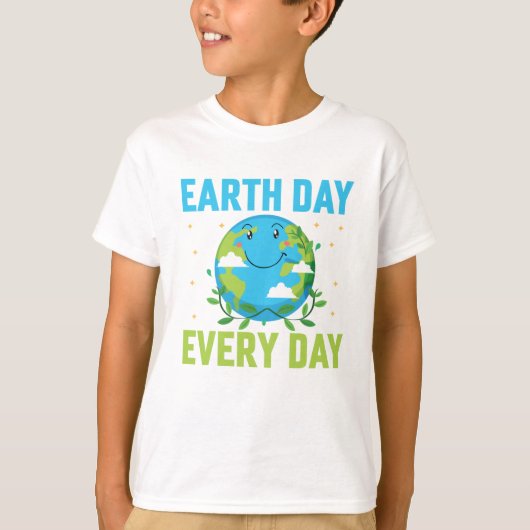 Earth Day毎日Tシャツ Tシャツ (正面)