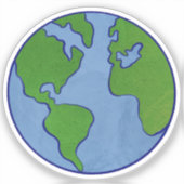 Earth Day シール (正面)