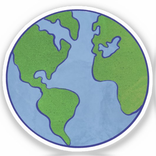 Earth Day シール (正面)