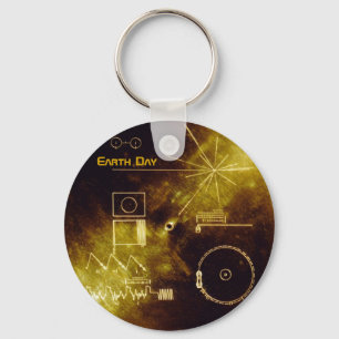 Earth Day 2012 – 地球の音の金ゴールド記録 キーホルダー