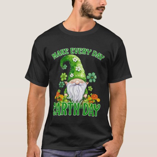 Earth Day 2023 Make Every Day Earth Day Teacher Ki Tシャツ (正面)