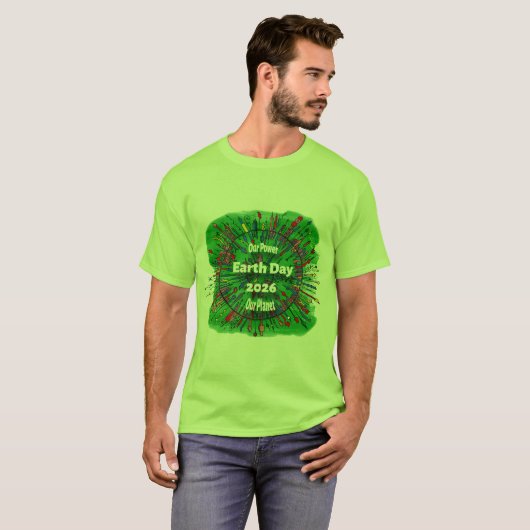 Earth Day 2026 Tシャツ (正面フル)