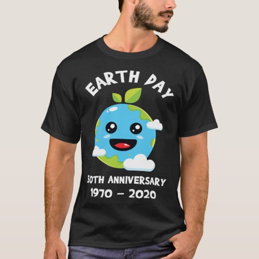 Earth Day 50th Anniversary Protect The Earth Tシャツ (正面)