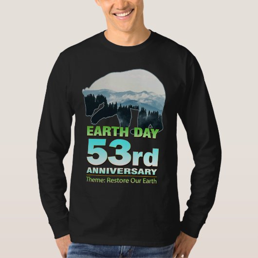 Earth Day 53rd Anniversary Celebrate Earth Day 202 Tシャツ (正面)