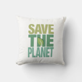 Earth Day Activism and Climate Change Art クッション (正面)