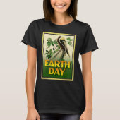 Earth Day Brown Pelican Bird    Set 1 Tシャツ (正面)