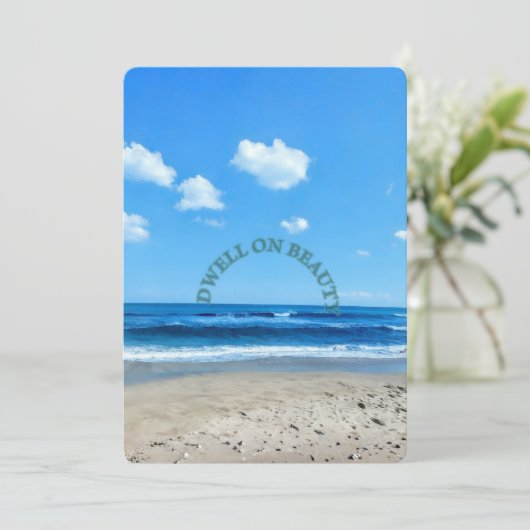 Earth Day Brunch - Invitation 招待状 (スタンド正面)