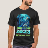 Earth Day Celebration 2023 Theme Restore Our Earth Tシャツ (正面)