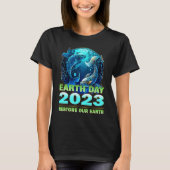 Earth Day Celebration 2023 Theme Restore Our Earth Tシャツ (正面)