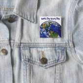 Earth Day Every Dayボタン 缶バッジ (インサイチュ)