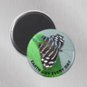 Earth Day Every Day Blue Wave Butterfly写真 マグネット