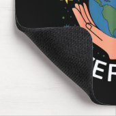 Earth Day Every Day Eco-friendly Nature Lover Desi マウスパッド (コーナー)