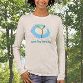 Earth Day Every Day Environmental Awareness トライブレンドＴシャツ