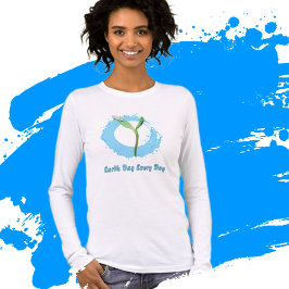 Earth Day Every Day Environmental Awareness トライブレンドＴシャツ
