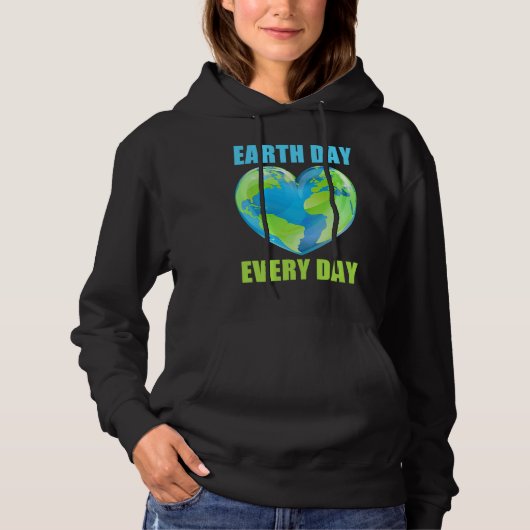 Earth Day Every Day Save Planet Earth April 2023   パーカ (正面)